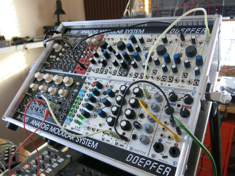 Doepfer A-120 Analogue Modular Synth in Per's Studio