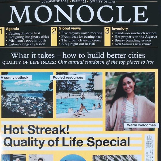 Monocle Magazine Front Cover - Tina Edwards